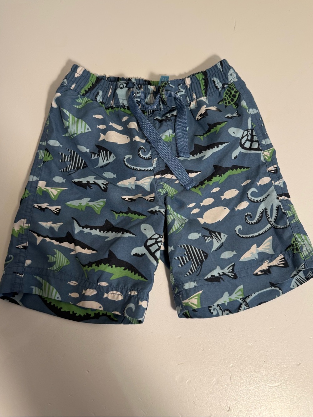 Joe Fresh 1Y Baby Boys Blue Sea Animal Swim Trunks Bathing Suit Toddler Boy